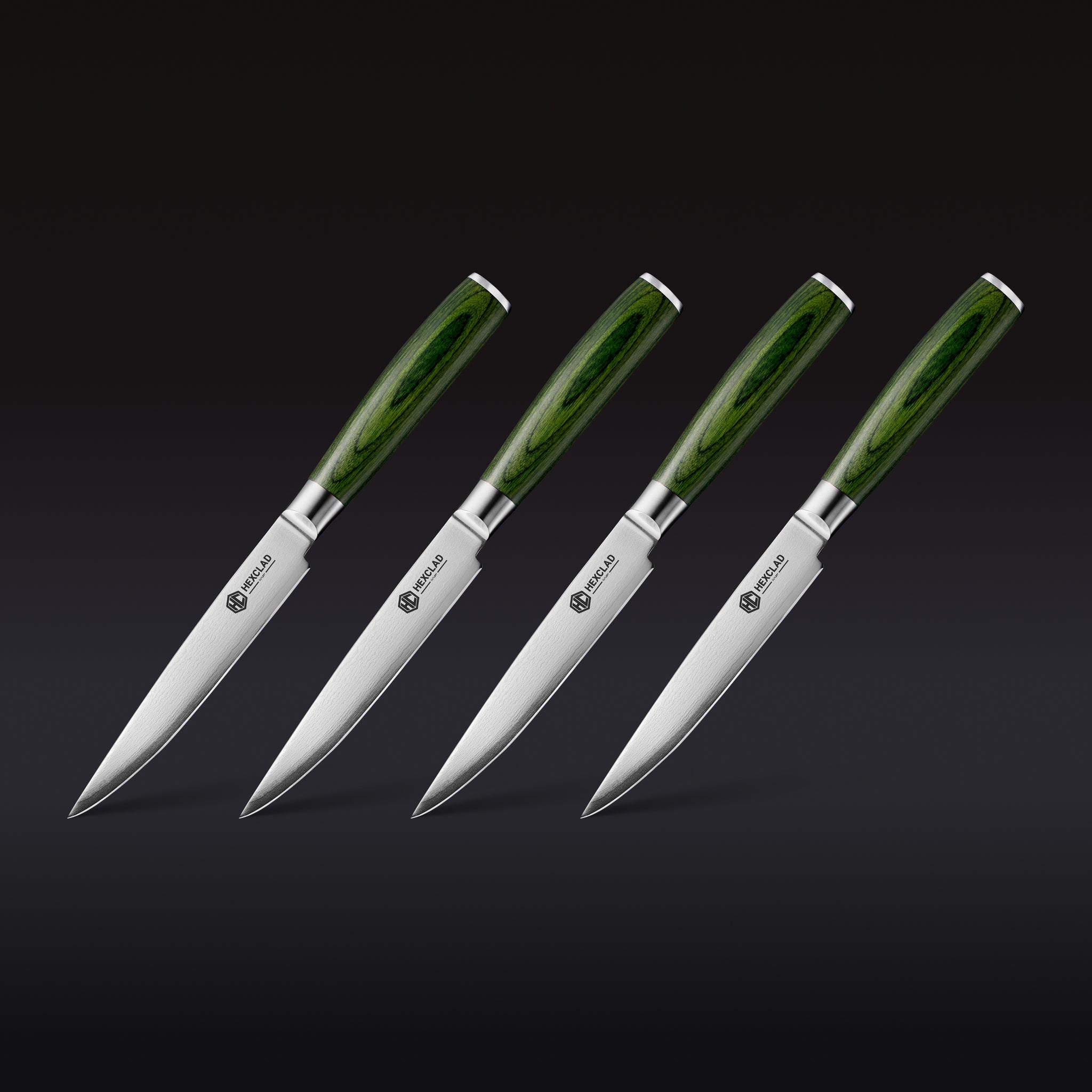 Steak Knife & Bistecca Plate Set, 8-pc (Green)