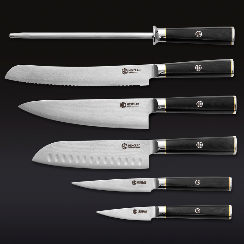 Master Series Damascus Steel Knife Set, 6-pc R1