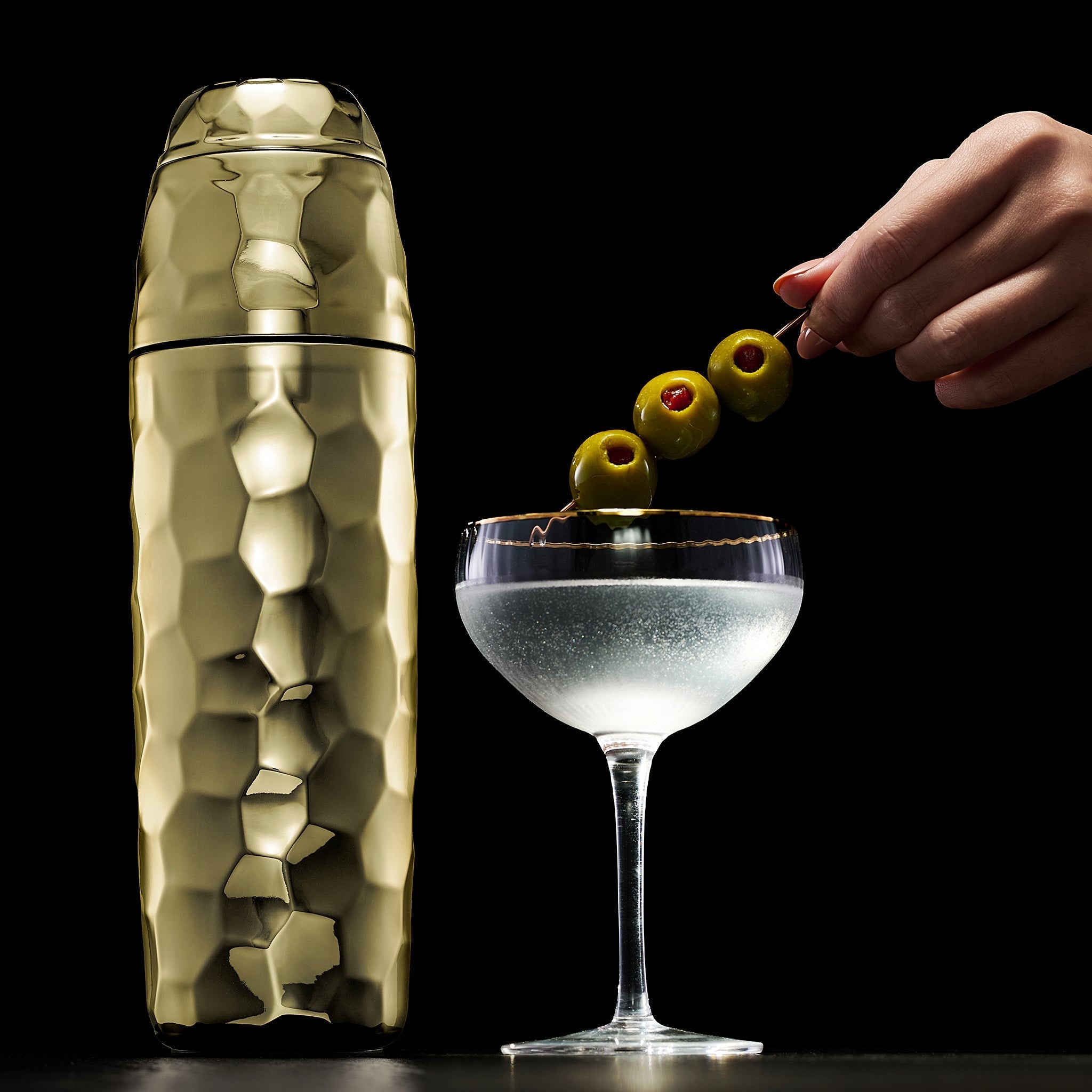 Cocktail Shaker, 25 oz (Gold)