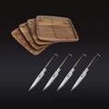 Steak Knife & Bistecca Plate Set, 8-pc (Espresso)